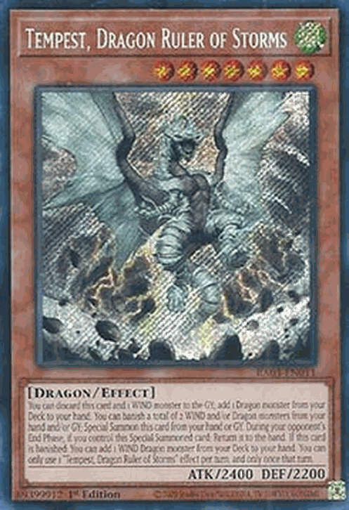 Tempest, Dragon Ruler of Storms (V.3 - Secret Rare)