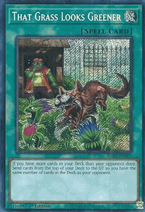 That Grass Looks Greener (V.3 - Secret Rare)