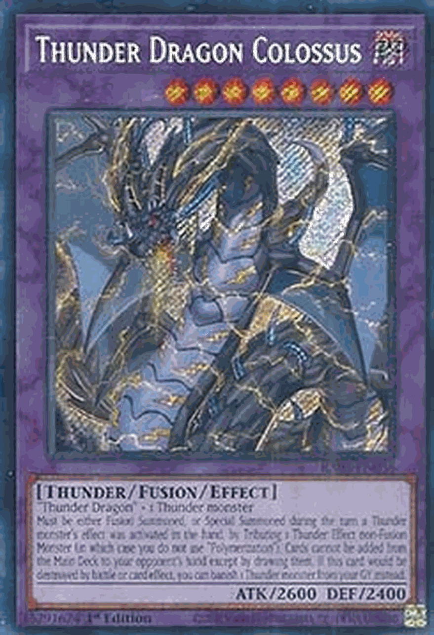 Thunder Dragon Colossus (V.3 - Secret Rare)