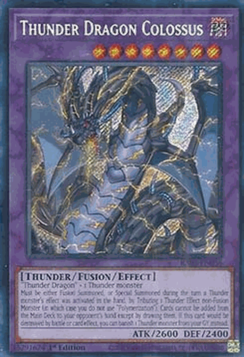 Thunder Dragon Colossus (V.3 - Secret Rare)