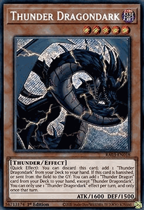 Thunder Dragondark (V.3 - Secret Rare)