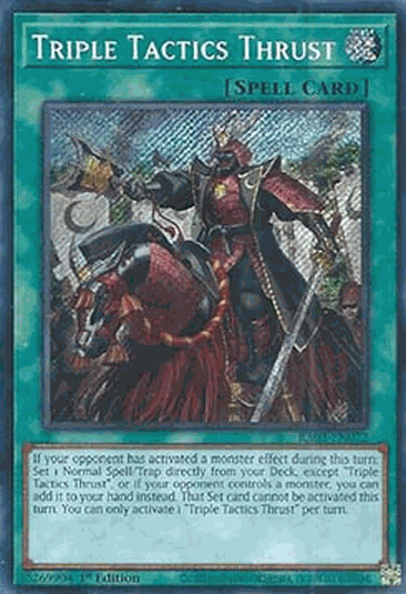Triple Tactics Thrust (V.3 - Secret Rare)