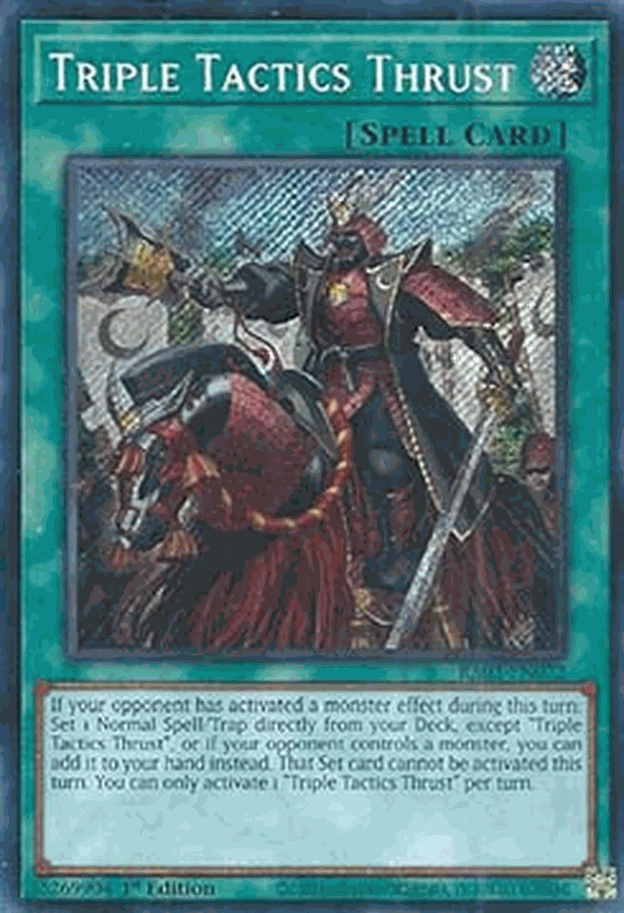 Triple Tactics Thrust (V.3 - Secret Rare)