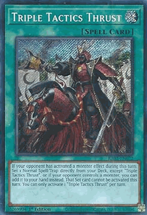 Triple Tactics Thrust (V.3 - Secret Rare)