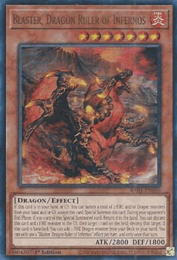 Blaster, Dragon Ruler of Infernos (V.2 - Ultra Rare)