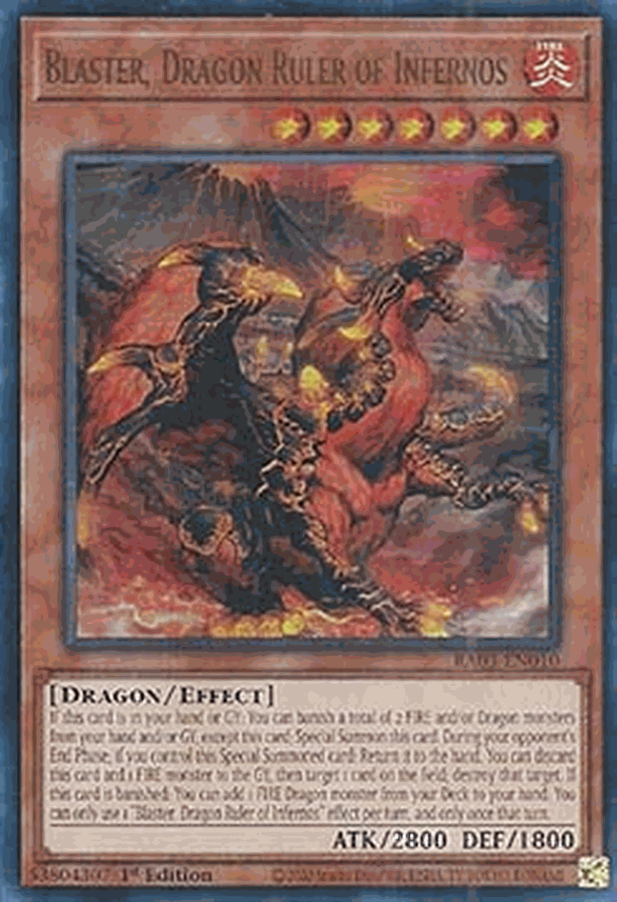 Blaster, Dragon Ruler of Infernos (V.2 - Ultra Rare)