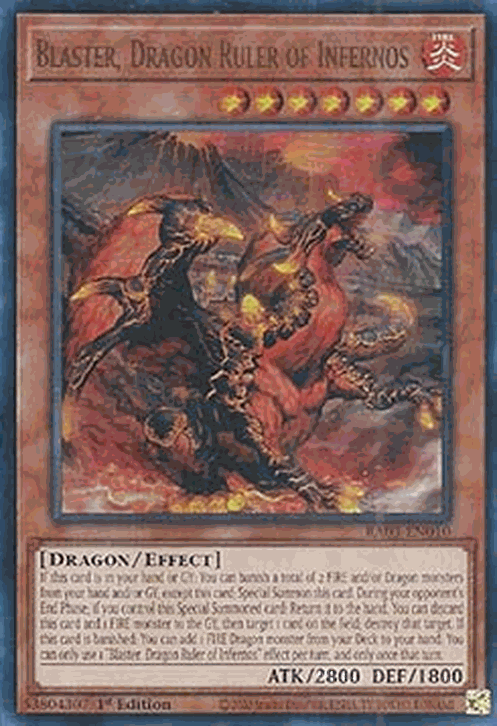Blaster, Dragon Ruler of Infernos (V.2 - Ultra Rare)