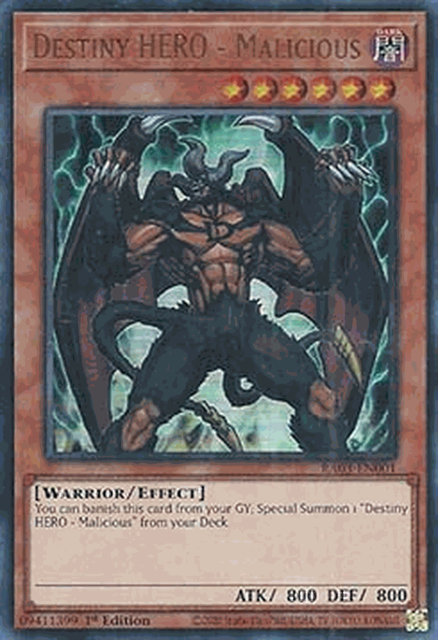 Destiny HERO - Malicious (V.2 - Ultra Rare)