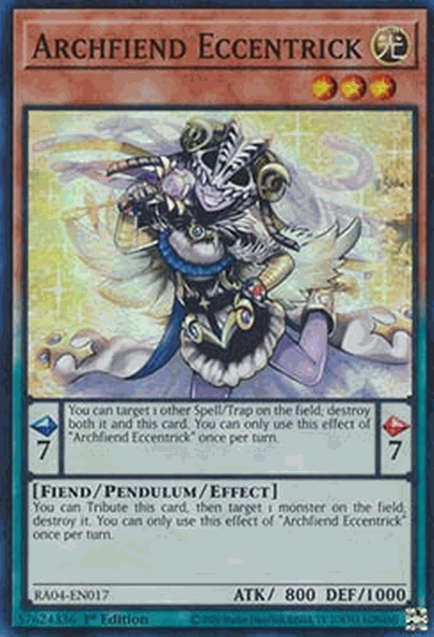 Archfiend Eccentrick (V.1 - Super Rare)