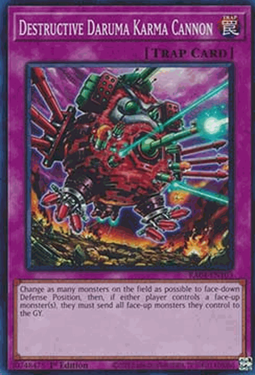 Destructive Daruma Karma Cannon (V.1 - Super Rare)