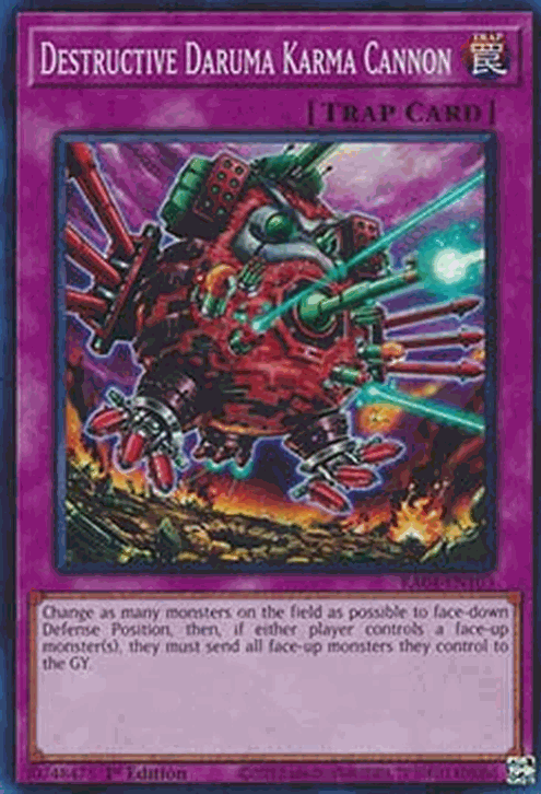 Destructive Daruma Karma Cannon (V.1 - Super Rare)