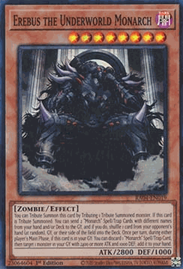 Erebus the Underworld Monarch (V.1 - Super Rare)
