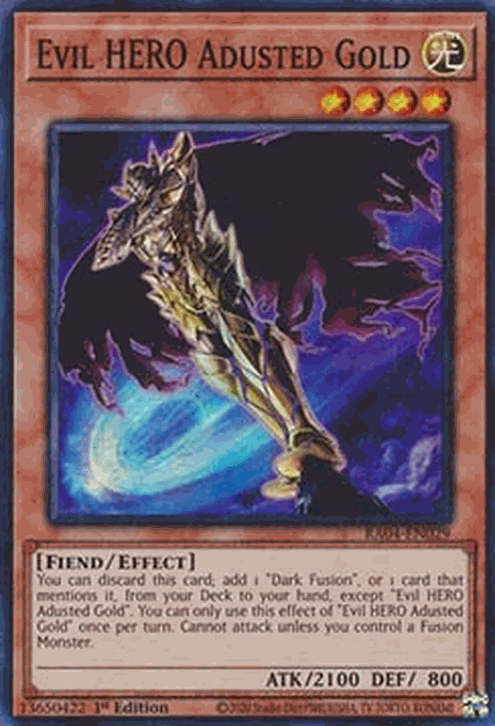Evil HERO Adusted Gold (V.1 - Super Rare)
