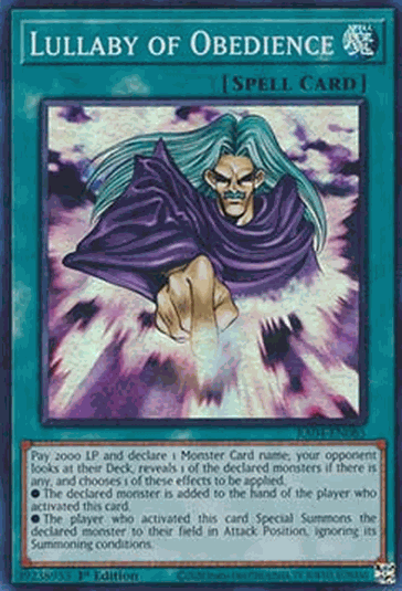 Lullaby of Obedience (V.1 - Super Rare)