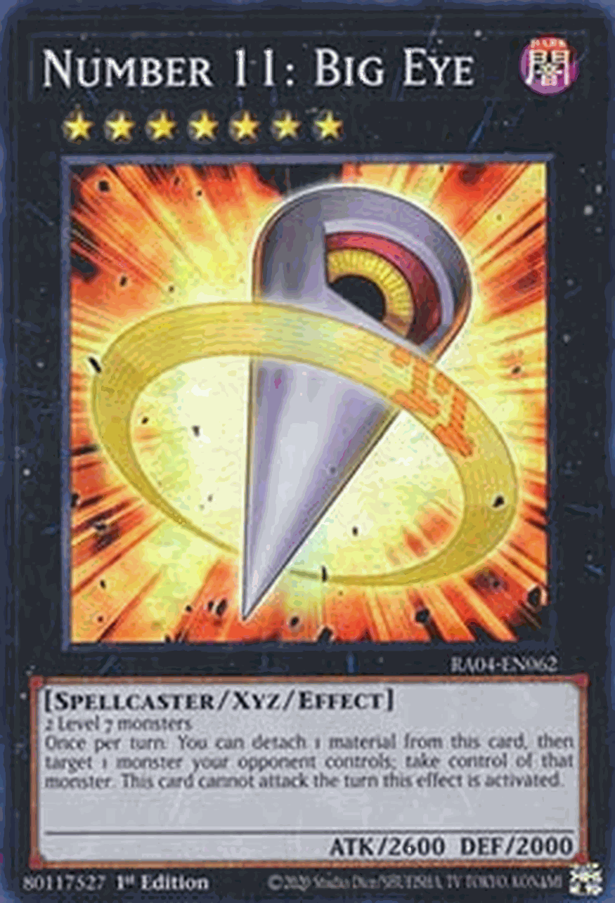Number 11: Big Eye (V.1 - Super Rare)