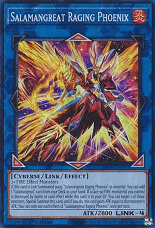 Salamangreat Raging Phoenix (V.1 - Super Rare)
