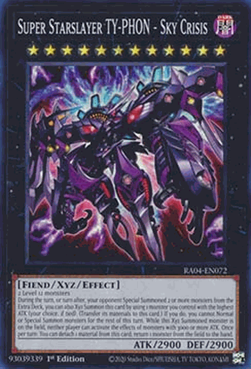 Super Starslayer TY-PHON - Sky Crisis (V.1 - Super Rare)