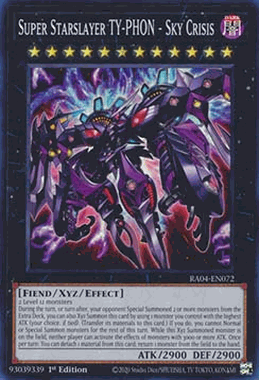 Super Starslayer TY-PHON - Sky Crisis (V.1 - Super Rare)