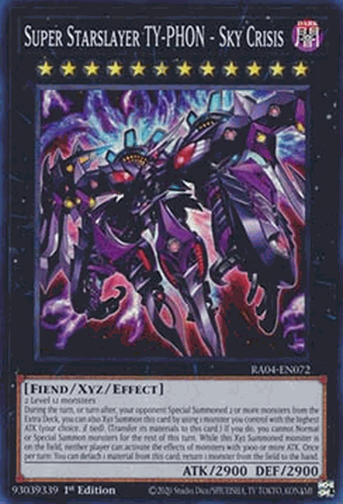 Super Starslayer TY-PHON - Sky Crisis (V.1 - Super Rare)
