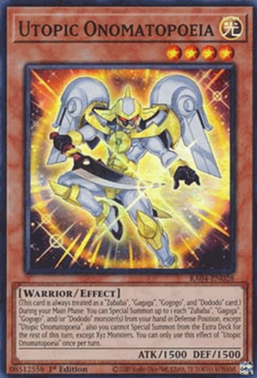 Utopic Onomatopoeia (V.1 - Super Rare)