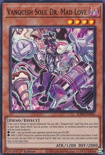 Vanquish Soul Dr. Mad Love (V.1 - Super Rare)
