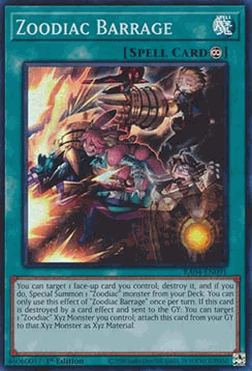 Zoodiac Barrage (V.1 - Super Rare)