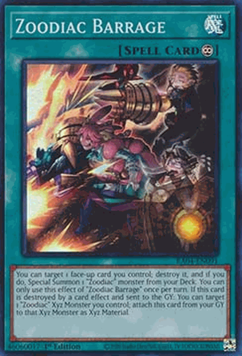 Zoodiac Barrage (V.1 - Super Rare)