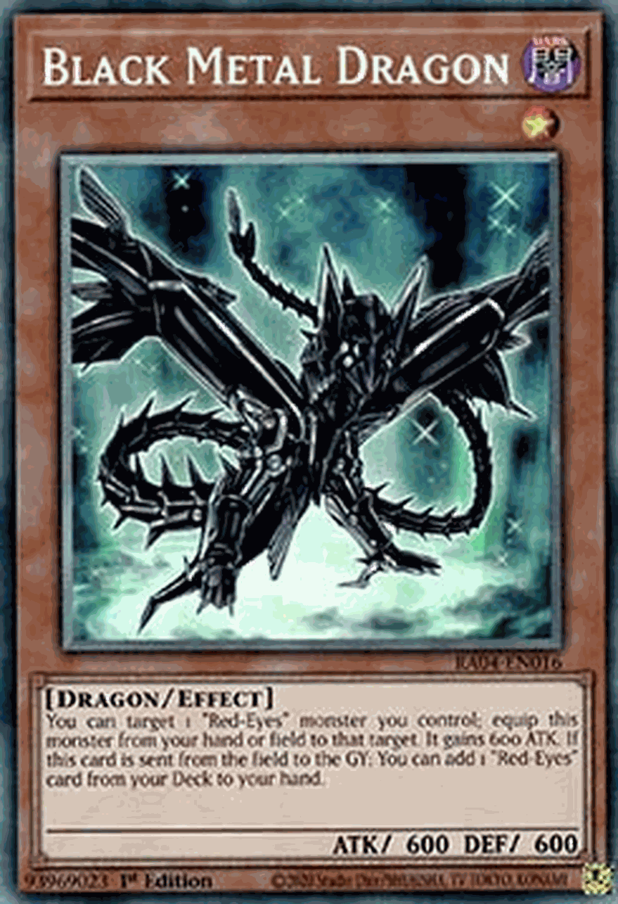 Black Metal Dragon (V.6 - Collectors Rare)
