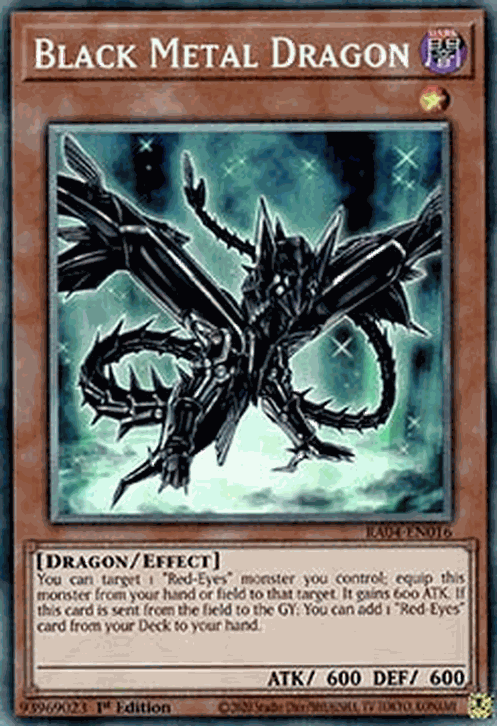 Black Metal Dragon (V.6 - Collectors Rare)