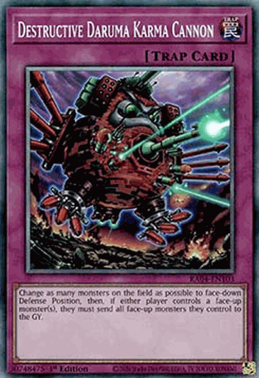 Destructive Daruma Karma Cannon (V.6 - Collectors Rare)