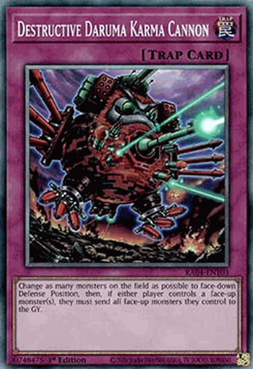 Destructive Daruma Karma Cannon (V.6 - Collectors Rare)