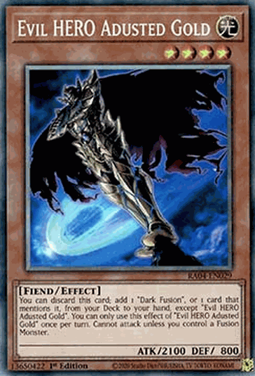 Evil HERO Adusted Gold (V.6 - Collectors Rare)