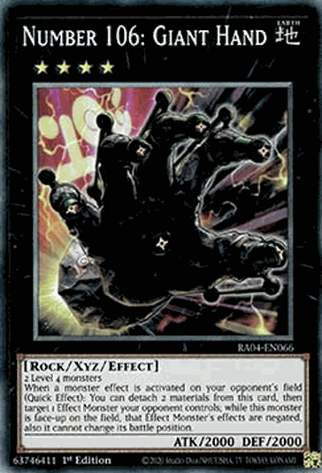 Number 106: Giant Hand (V.6 - Collectors Rare)