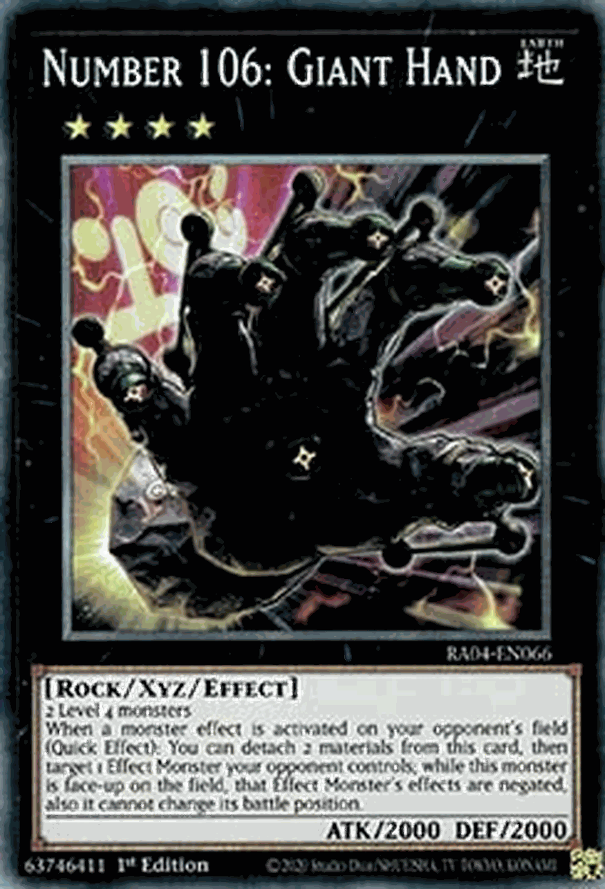Number 106: Giant Hand (V.6 - Collectors Rare)