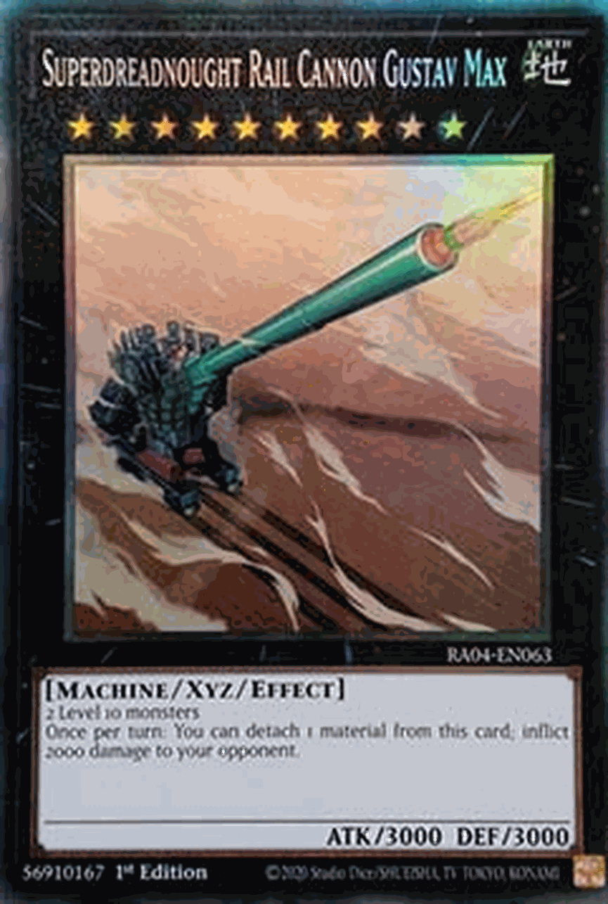 Superdreadnought Rail Cannon Gustav Max (V.6 - Collectors Rare)