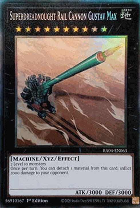 Superdreadnought Rail Cannon Gustav Max (V.6 - Collectors Rare)