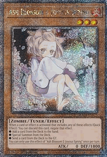 Ash Blossom & Joyous Spring (V.5 - Quarter Century Secret Rare)