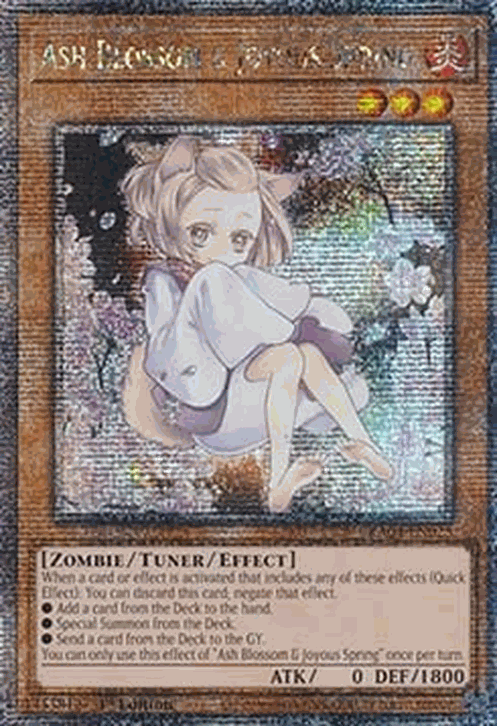 Ash Blossom & Joyous Spring (V.5 - Quarter Century Secret Rare)