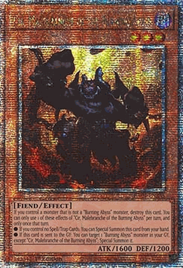 Cir, Malebranche of the Burning Abyss (V.2 - Quarter Century Secret Rare)