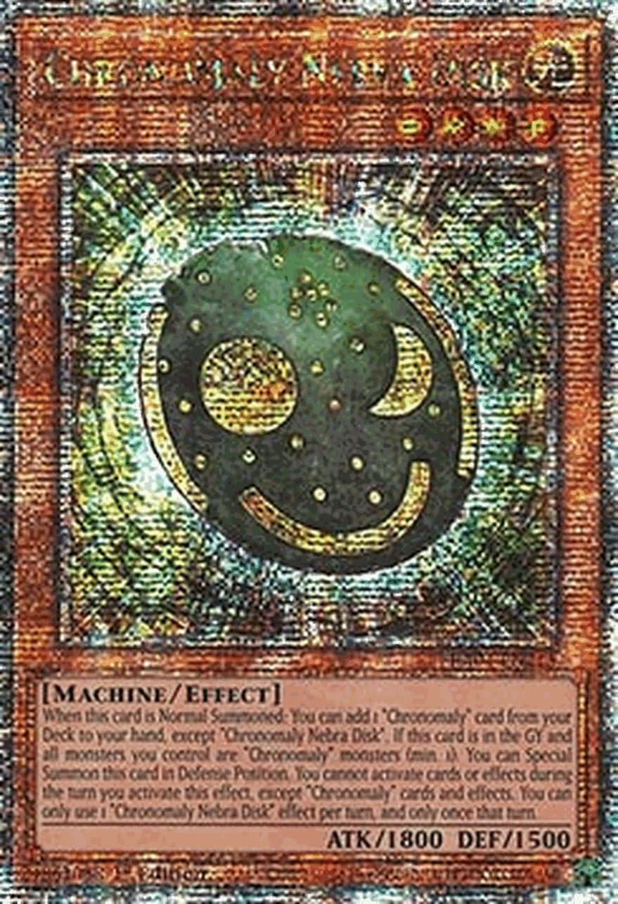 Chronomaly Nebra Disk (V.2 - Quarter Century Secret Rare)