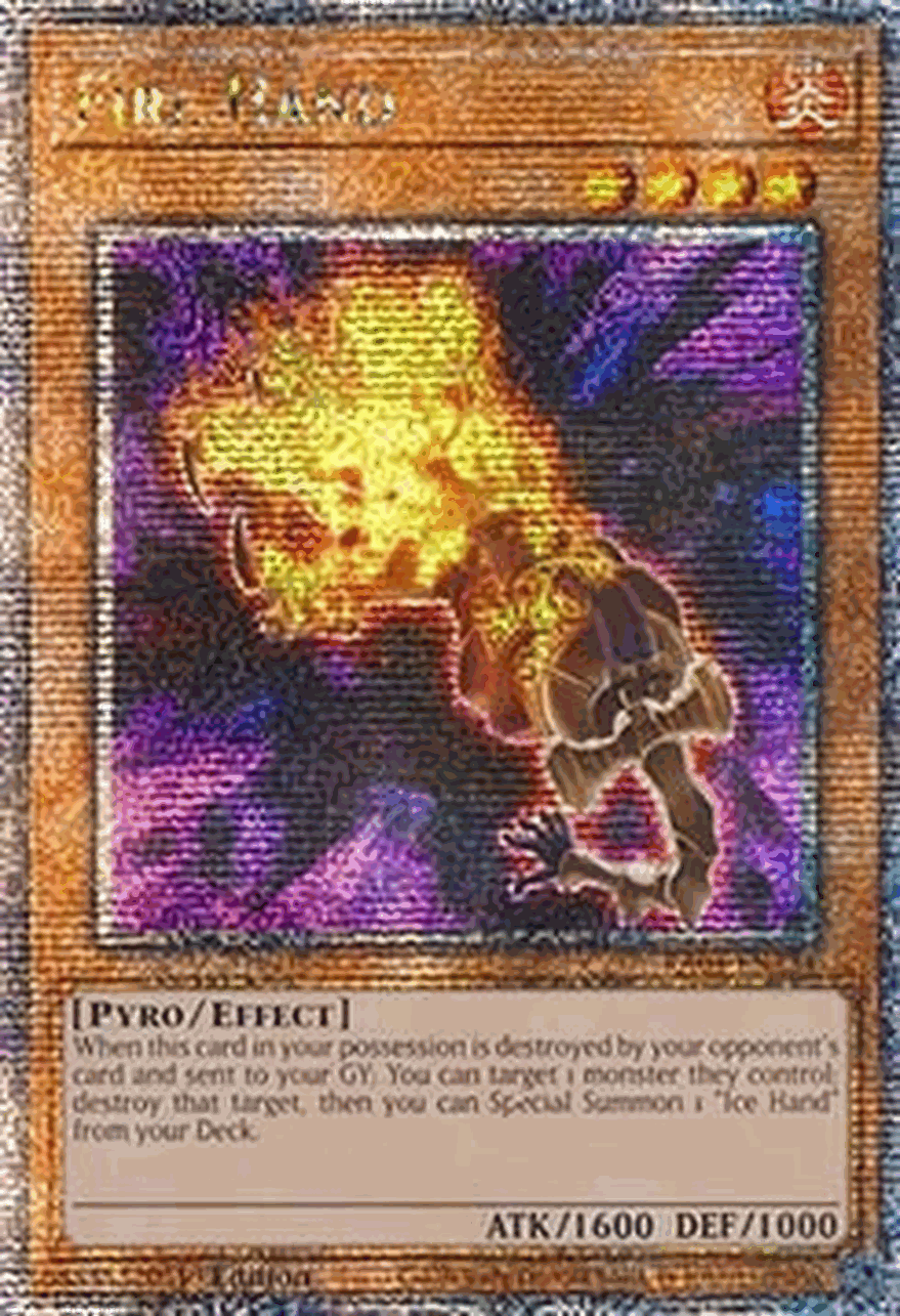 Fire Hand (V.2 - Quarter Century Secret Rare)