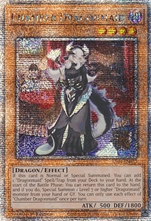 Chamber Dragonmaid (V.5 - Quarter Century Secret Rare)