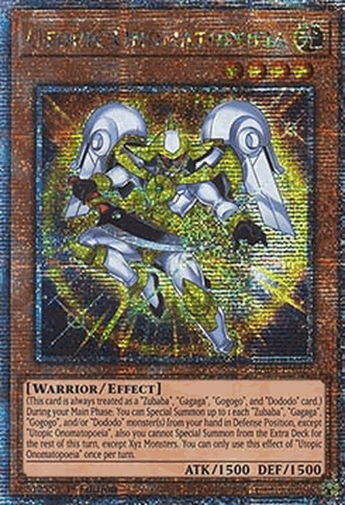 Utopic Onomatopoeia (V.5 - Quarter Century Secret Rare)