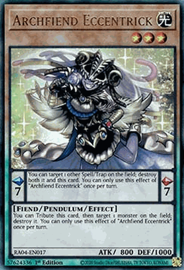 Archfiend Eccentrick (V.7 - Ultimate Rare)