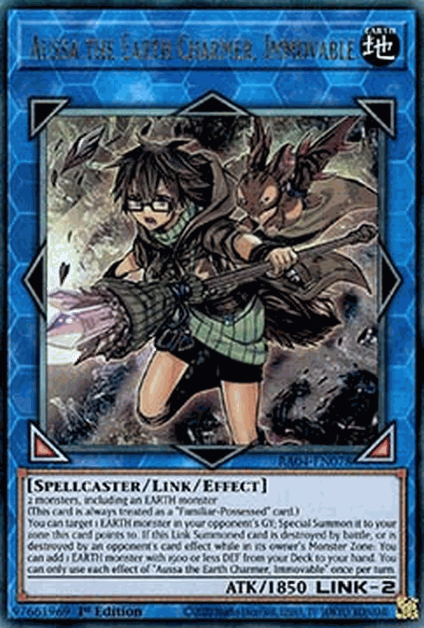 Aussa the Earth Charmer, Immovable (V.7 - Ultimate Rare)