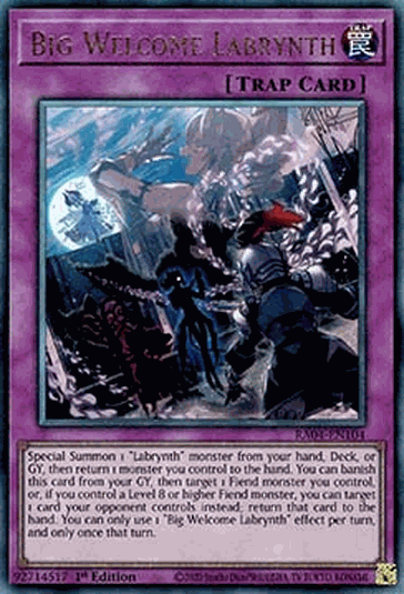 Big Welcome Labrynth (V.7 - Ultimate Rare)