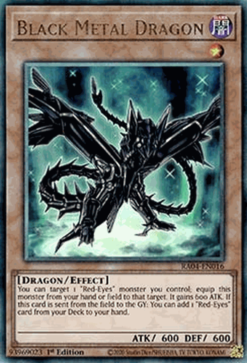 Black Metal Dragon (V.7 - Ultimate Rare)