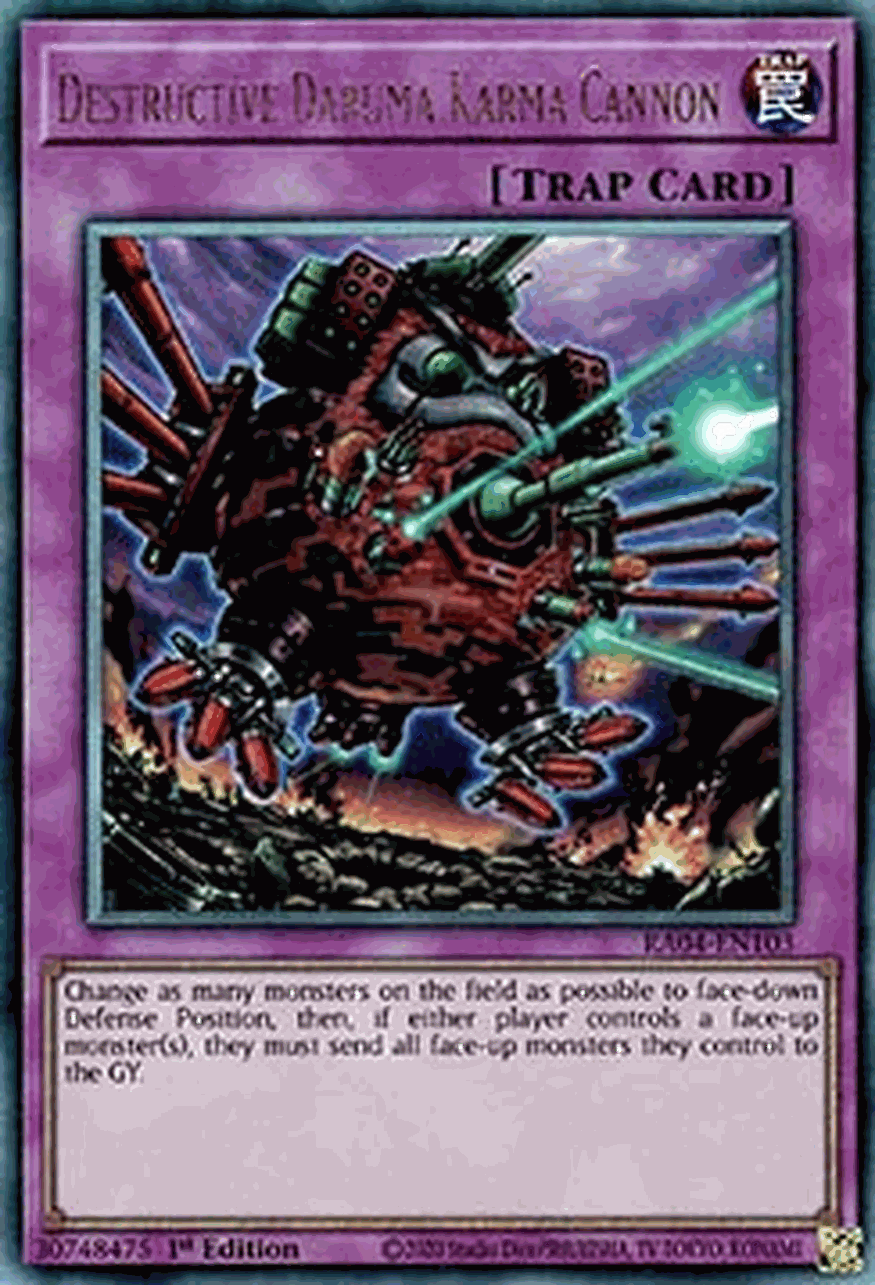 Destructive Daruma Karma Cannon (V.7 - Ultimate Rare)