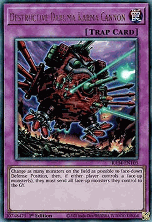 Destructive Daruma Karma Cannon (V.7 - Ultimate Rare)
