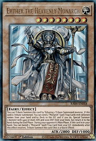 Ehther the Heavenly Monarch (V.7 - Ultimate Rare)